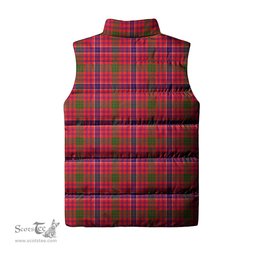 Scottish MacRae Modern Tartan Tartan Puffer Vest, Tartan Plaid Sleeveless Down Jacket Scottish Plaid Tartan Plaid - ScotsTee - scotstee.com