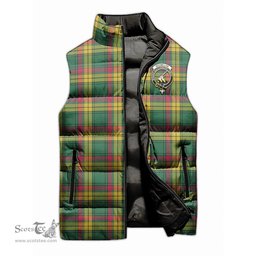 Scottish MacMillan Old Ancient Clan Tartan Puffer Vest, Family Crest Plaid Sleeveless Down Jacket Scottish Plaid Tartan Plaid - ScotsTee - scotstee.com