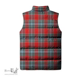 Scottish MacLeay Tartan Tartan Puffer Vest, Tartan Plaid Sleeveless Down Jacket Scottish Plaid Tartan Plaid - ScotsTee - scotstee.com