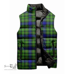 Scottish Rollo Modern Tartan Tartan Puffer Vest, Tartan Plaid Sleeveless Down Jacket Scottish Plaid Tartan Plaid - ScotsTee - scotstee.com