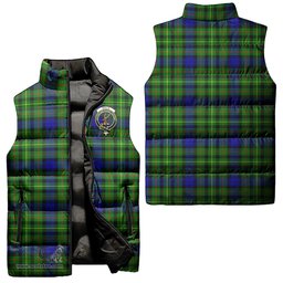 Scottish Rollo Modern Clan Tartan Puffer Vest, Family Crest Plaid Sleeveless Down Jacket Scottish Plaid Tartan Plaid - ScotsTee - scotstee.com