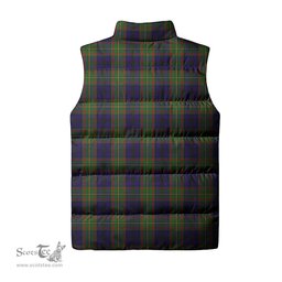 Scottish MacLeish Tartan Tartan Puffer Vest, Tartan Plaid Sleeveless Down Jacket Scottish Plaid Tartan Plaid - ScotsTee - scotstee.com