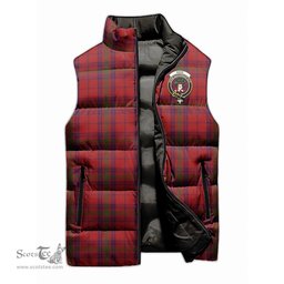 Scottish Ross Old Clan Tartan Puffer Vest, Family Crest Plaid Sleeveless Down Jacket Scottish Plaid Tartan Plaid - ScotsTee - scotstee.com