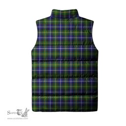 Scottish MacNeil of Barra Modern Clan Tartan Puffer Vest, Family Crest Plaid Sleeveless Down Jacket Scottish Plaid Tartan Plaid - ScotsTee - scotstee.com