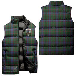 Scottish Skene Clan Tartan Puffer Vest, Family Crest Plaid Sleeveless Down Jacket Scottish Plaid Tartan Plaid - ScotsTee - scotstee.com