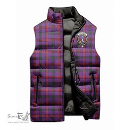 Scottish Montgomery Modern Clan Tartan Puffer Vest, Family Crest Plaid Sleeveless Down Jacket Scottish Plaid Tartan Plaid - ScotsTee - scotstee.com