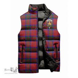 Scottish MacGillivray Clan Tartan Puffer Vest, Family Crest Plaid Sleeveless Down Jacket Scottish Plaid Tartan Plaid - ScotsTee - scotstee.com