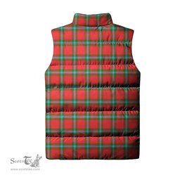 Scottish MacLaine of Loch Buie Tartan Tartan Puffer Vest, Tartan Plaid Sleeveless Down Jacket Scottish Plaid Tartan Plaid - ScotsTee - scotstee.com