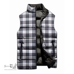 Scottish MacRae Dress Modern Tartan Tartan Puffer Vest, Tartan Plaid Sleeveless Down Jacket Scottish Plaid Tartan Plaid - ScotsTee - scotstee.com