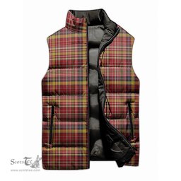 Scottish Ogilvie (Ogilvy) of Strathallan Tartan Tartan Puffer Vest, Tartan Plaid Sleeveless Down Jacket Scottish Plaid Tartan Plaid - ScotsTee - scotstee.com