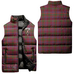 Scottish MacRae Red Clan Tartan Puffer Vest, Family Crest Plaid Sleeveless Down Jacket Scottish Plaid Tartan Plaid - ScotsTee - scotstee.com