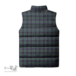 Scottish Stephenson Tartan Tartan Puffer Vest, Tartan Plaid Sleeveless Down Jacket Scottish Plaid Tartan Plaid - ScotsTee - scotstee.com