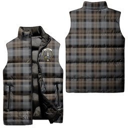 Scottish MacKay Weathered Clan Tartan Puffer Vest, Family Crest Plaid Sleeveless Down Jacket Scottish Plaid Tartan Plaid - ScotsTee - scotstee.com