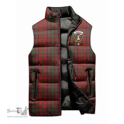 Scottish Matheson Dress Clan Tartan Puffer Vest, Family Crest Plaid Sleeveless Down Jacket Scottish Plaid Tartan Plaid - ScotsTee - scotstee.com