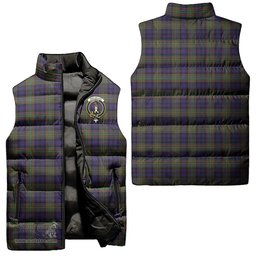 Scottish MacLellan Clan Tartan Puffer Vest, Family Crest Plaid Sleeveless Down Jacket Scottish Plaid Tartan Plaid - ScotsTee - scotstee.com