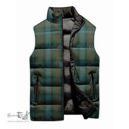 Scottish Ross Hunting Tartan Tartan Puffer Vest, Tartan Plaid Sleeveless Down Jacket Scottish Plaid Tartan Plaid - ScotsTee - scotstee.com