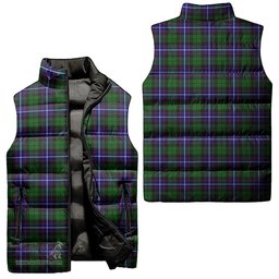 Scottish Russell Modern Tartan Tartan Puffer Vest, Tartan Plaid Sleeveless Down Jacket Scottish Plaid Tartan Plaid - ScotsTee - scotstee.com