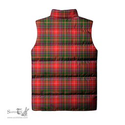 Scottish Somerville Modern Clan Tartan Puffer Vest, Family Crest Plaid Sleeveless Down Jacket Scottish Plaid Tartan Plaid - ScotsTee - scotstee.com