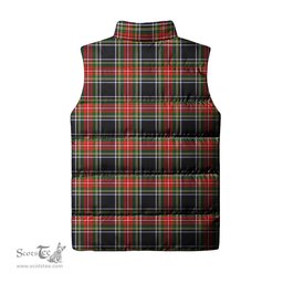 Scottish Stewart Black Tartan Tartan Puffer Vest, Tartan Plaid Sleeveless Down Jacket Scottish Plaid Tartan Plaid - ScotsTee - scotstee.com