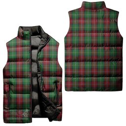 Scottish Sawyer Tartan Tartan Puffer Vest, Tartan Plaid Sleeveless Down Jacket Scottish Plaid Tartan Plaid - ScotsTee - scotstee.com