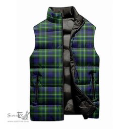 Scottish MacNeil of Colonsay Modern Tartan Tartan Puffer Vest, Tartan Plaid Sleeveless Down Jacket Scottish Plaid Tartan Plaid - ScotsTee - scotstee.com
