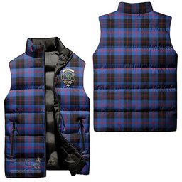 Scottish Maule Clan Tartan Puffer Vest, Family Crest Plaid Sleeveless Down Jacket Scottish Plaid Tartan Plaid - ScotsTee - scotstee.com