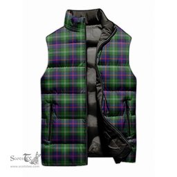 Scottish Sutherland Modern Tartan Tartan Puffer Vest, Tartan Plaid Sleeveless Down Jacket Scottish Plaid Tartan Plaid - ScotsTee - scotstee.com