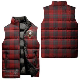 Scottish Wemyss Clan Tartan Puffer Vest, Family Crest Plaid Sleeveless Down Jacket Scottish Plaid Tartan Plaid - ScotsTee - scotstee.com