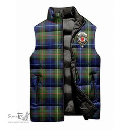Scottish Smith Modern Clan Tartan Puffer Vest, Family Crest Plaid Sleeveless Down Jacket Scottish Plaid Tartan Plaid - ScotsTee - scotstee.com