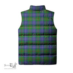 Scottish Turnbull Hunting Tartan Tartan Puffer Vest, Tartan Plaid Sleeveless Down Jacket Scottish Plaid Tartan Plaid - ScotsTee - scotstee.com