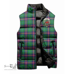 Scottish Young Modern Clan Tartan Puffer Vest, Family Crest Plaid Sleeveless Down Jacket Scottish Plaid Tartan Plaid - ScotsTee - scotstee.com