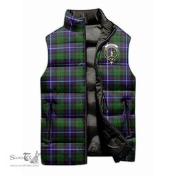 Scottish Russell Modern Clan Tartan Puffer Vest, Family Crest Plaid Sleeveless Down Jacket Scottish Plaid Tartan Plaid - ScotsTee - scotstee.com