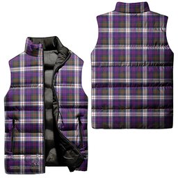 Scottish MacDonald Dress Modern Tartan Tartan Puffer Vest, Tartan Plaid Sleeveless Down Jacket Scottish Plaid Tartan Plaid - ScotsTee - scotstee.com
