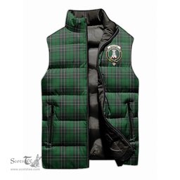 Scottish MacLean of Duart Hunting Clan Tartan Puffer Vest, Family Crest Plaid Sleeveless Down Jacket Scottish Plaid Tartan Plaid - ScotsTee - scotstee.com
