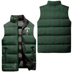Scottish MacLean of Duart Hunting Clan Tartan Puffer Vest, Family Crest Plaid Sleeveless Down Jacket Scottish Plaid Tartan Plaid - ScotsTee - scotstee.com