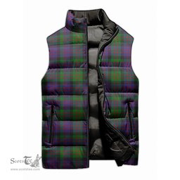 Scottish MacDonald Tartan Tartan Puffer Vest, Tartan Plaid Sleeveless Down Jacket Scottish Plaid Tartan Plaid - ScotsTee - scotstee.com