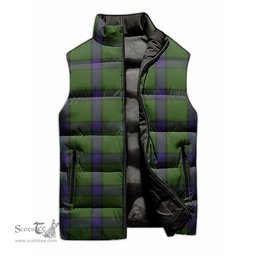 Scottish MacWilliam Hunting Tartan Tartan Puffer Vest, Tartan Plaid Sleeveless Down Jacket Scottish Plaid Tartan Plaid - ScotsTee - scotstee.com