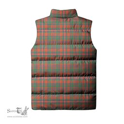 Scottish MacKinnon Ancient Tartan Tartan Puffer Vest, Tartan Plaid Sleeveless Down Jacket Scottish Plaid Tartan Plaid - ScotsTee - scotstee.com
