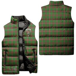 Scottish MacKinnon Hunting Modern Clan Tartan Puffer Vest, Family Crest Plaid Sleeveless Down Jacket Scottish Plaid Tartan Plaid - ScotsTee - scotstee.com