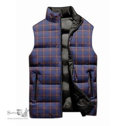 Scottish MacLaine of Lochbuie Tartan Tartan Puffer Vest, Tartan Plaid Sleeveless Down Jacket Scottish Plaid Tartan Plaid - ScotsTee - scotstee.com