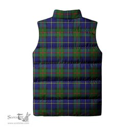 Scottish MacLeod of Harris Modern Clan Tartan Puffer Vest, Family Crest Plaid Sleeveless Down Jacket Scottish Plaid Tartan Plaid - ScotsTee - scotstee.com