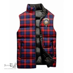 Scottish MacLachlan Modern Clan Tartan Puffer Vest, Family Crest Plaid Sleeveless Down Jacket Scottish Plaid Tartan Plaid - ScotsTee - scotstee.com
