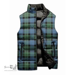 Scottish McCoy Ancient Tartan Tartan Puffer Vest, Tartan Plaid Sleeveless Down Jacket Scottish Plaid Tartan Plaid - ScotsTee - scotstee.com