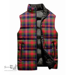 Scottish MacPherson Modern Tartan Tartan Puffer Vest, Tartan Plaid Sleeveless Down Jacket Scottish Plaid Tartan Plaid - ScotsTee - scotstee.com