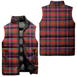 Scottish MacPherson Modern Tartan Tartan Puffer Vest, Tartan Plaid Sleeveless Down Jacket Scottish Plaid Tartan Plaid - ScotsTee - scotstee.com