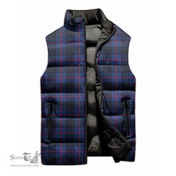 Scottish McCoy Blue Tartan Tartan Puffer Vest, Tartan Plaid Sleeveless Down Jacket Scottish Plaid Tartan Plaid - ScotsTee - scotstee.com