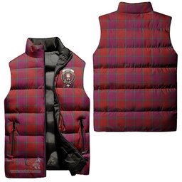 Scottish MacNab Old Clan Tartan Puffer Vest, Family Crest Plaid Sleeveless Down Jacket Scottish Plaid Tartan Plaid - ScotsTee - scotstee.com