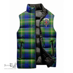 Scottish Maitland Clan Tartan Puffer Vest, Family Crest Plaid Sleeveless Down Jacket Scottish Plaid Tartan Plaid - ScotsTee - scotstee.com