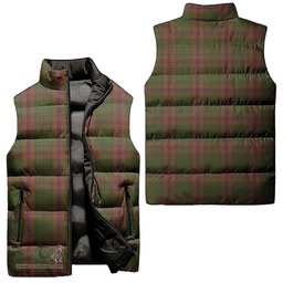 Scottish MacGillivray Hunting Tartan Tartan Puffer Vest, Tartan Plaid Sleeveless Down Jacket Scottish Plaid Tartan Plaid - ScotsTee - scotstee.com