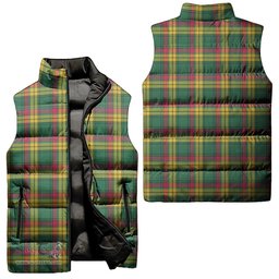 Scottish MacMillan Old Ancient Tartan Tartan Puffer Vest, Tartan Plaid Sleeveless Down Jacket Scottish Plaid Tartan Plaid - ScotsTee - scotstee.com